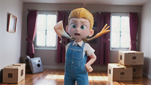 新しい家に荷物が到着!しかし…