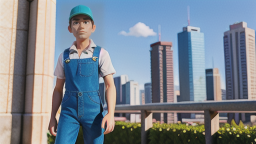 帳壁が作り出す未来の街並み