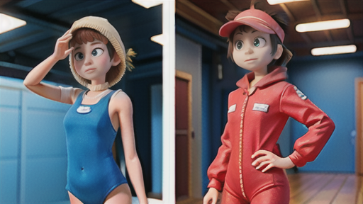 素材のグラデーションで変化を加える